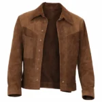 The Adventures of Cliff Booth Brad Pitt Brown Jacket