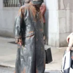 The Bride 2025 Christian Bale Black Leather Coat