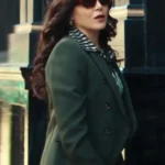 The Rainmaker Jocelyn Stone Green Blazer