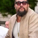 The Wrecking Crew Jason Momoa Beige Leather Jacket