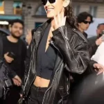 The_Beauty_Bella_Hadid_Black_Leather_Jacket