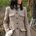 Traitors Claudia Winkleman Wool Grey Jacket