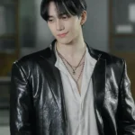 Typhoon Family Lee Jun-Ho Black Leather Blazer