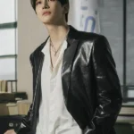 Typhoon Family Lee Jun-Ho Faux Leather Blazer