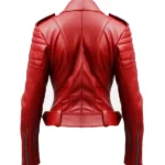 Womens_Red_Biker_Leather_Jacket_Back