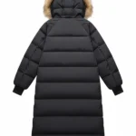 black cotton-paded warm coat women jacket