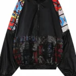 womens bomber Black jacket