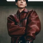 2026 Jungkook Brown Leather Jacket