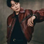 2026 Jungkook Dark Brown Leather Jacket