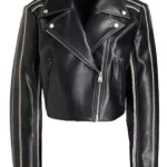 Abby Newman The Young and the Restless Leather Jacket Black