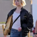 Anya Taylor-Joy Lucky Bomber Black Jacket