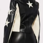 Beyond the Gates Chelsea Hamilton Star Leather Jacket Back