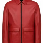 Classic Red Leather Jacket