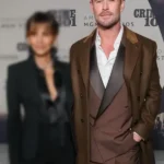 Crime 101 Chris Hemsworth Brown Wool Coat