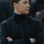 Criminal Record Cush Jumbo Black Quilted Jacket