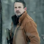 David Lyons The Night Agent Brown Cotton Jacket