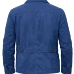 Death in Paradise Mervin Wilson Blue Jacket Back