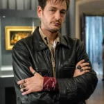 Drops of God S02 Luca Terracciano Black Leather Jacket