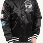 Good Morning America Michael Strahan Varsity Black Jacket