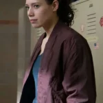 Hanako Greensmith Chicago Fire S14 Maroon Jacket
