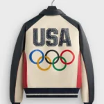 Kith & AVIREX for Team USA Leather Bomber Jacket Back