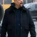 Law and Order SVU Odafin Tutuola Fur Bomber Jacket