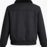 Law and Order SVU S27 Odafin Tutuola Fur Bomber jacket Back