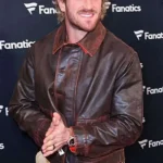 Logan Paul Super Bowl LX Brown Leather Jacket