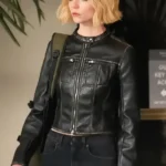 Lucky Anya Taylor Joy Leather Jacket Black