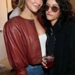 Madelyn Cline Super Bowl Leather Jacket