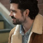 Micah Joe Parker Brilliant Minds S02 Brown Jacket