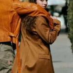People We Meet on Vacation Emily Bader Brown Coat