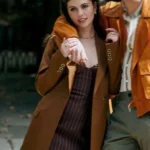 People We Meet on Vacation Emily Bader Brown Wool Coat