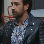 Remi Carter Home and Away Black Biker Jacket
