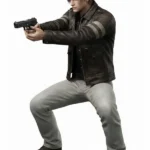Resident Evil Requiem Leon S Kennedy Black Leather Jacket