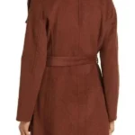 Sharon Newman The Young and the Restless Brown Coat Back