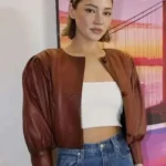 Super Bowl Madelyn Cline Leather Jacket