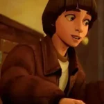 Will Byers Stranger Things Tales from 85 Puffer Brown Jacket