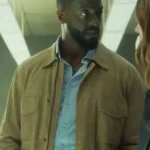 Aldis Hodge Cross Beige Jacket