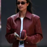 Alexandra Leclerc F1 Grand Prix Of China Leather Jacket