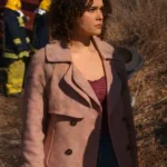 Ally Harris Home and Away S38 Pink Coat
