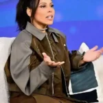 Amirah Vann Oyeku Olive Green Bomber Jacket