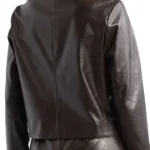 Beyond the Gates S02 Pamela Curtis Leather Jacket Back