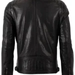 Black Leather Jacket Back