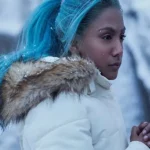 Charithra Chandran One Piece S02 White Puffer Jacket