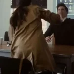 Charly Clive Rooster Brown Coat Back