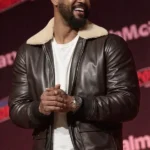 Cross Premiere Isaiah Mustafa Brown Jacket