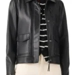 Cross S02 Kayla Craig Black Leather Jacket