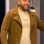 Devonta Anderson Love is Blind Brown Leather Jacket