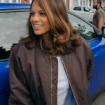 Dilly Carter Sort Your Life Out S06 Bomber Brown Jacket
